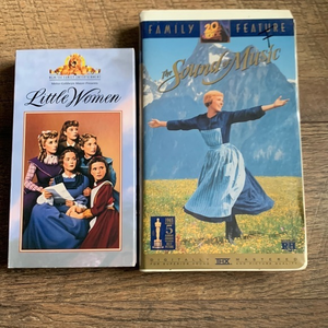 Lot‎ of 2 VHS tapes The Sound of Music & Little Women